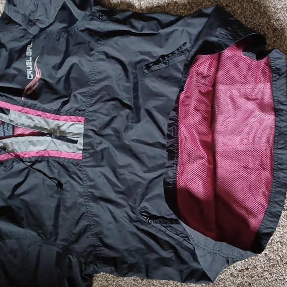 Cruel Girl Nylon Hooded Jacket~Size Large - Picture 4 of 6